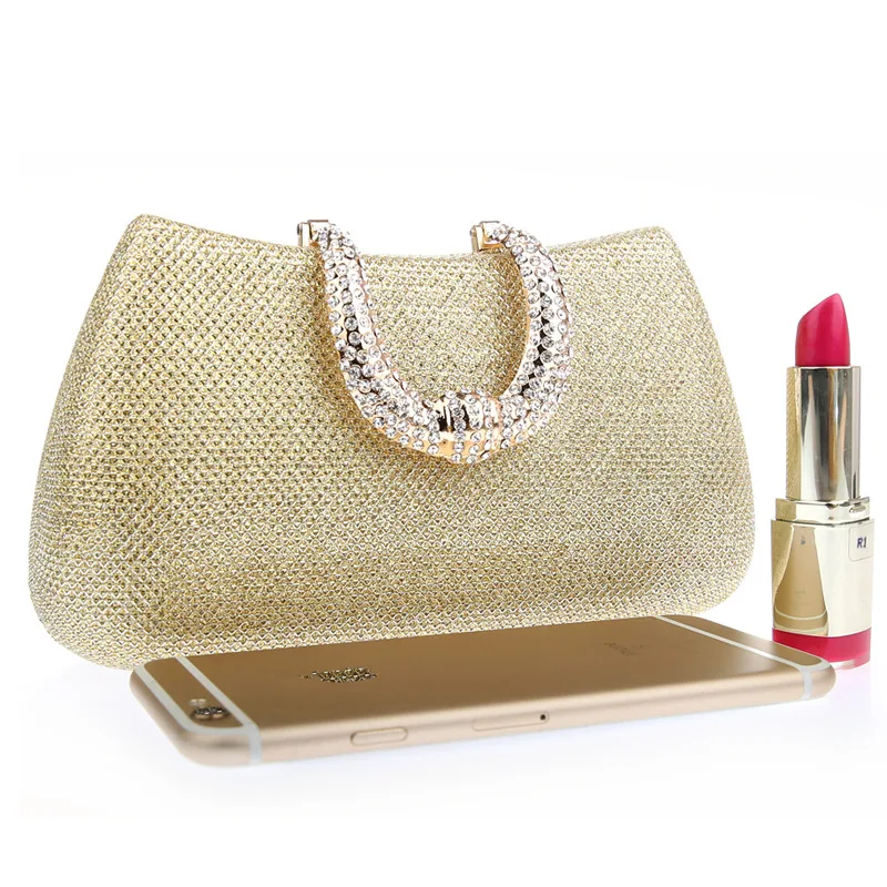 ROENICK Women Rhinestone Evening Clutch Wedding Bridal Beaded Tote Bags Luxury Designer Handbags Purses Banquet Party Minaudiere