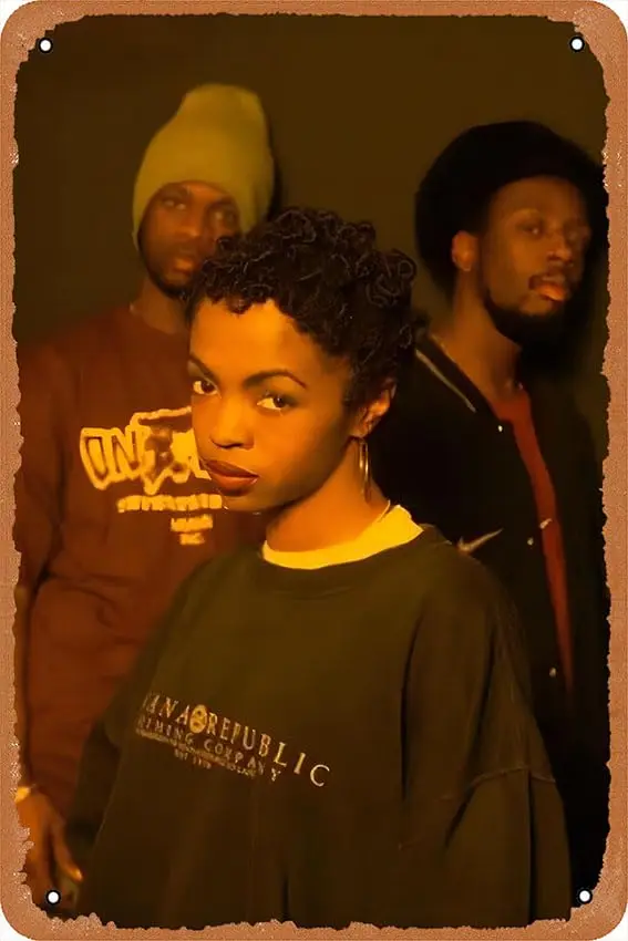 Постер The Fugees 8” x 12” Винтажная металлическая табличка для декора стен дома, бара или мужской комнаты. (art.: 3920dd41e8e48) - 3920dd41e8e48