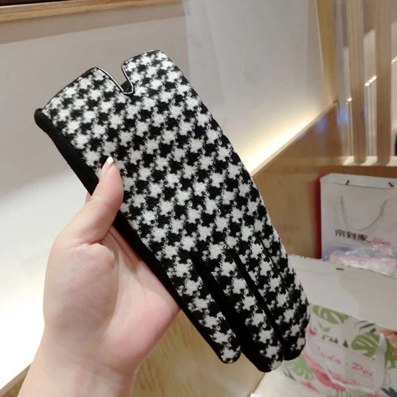 варежки женские перчатки зимние зима Женские с сенсорным экраном модные