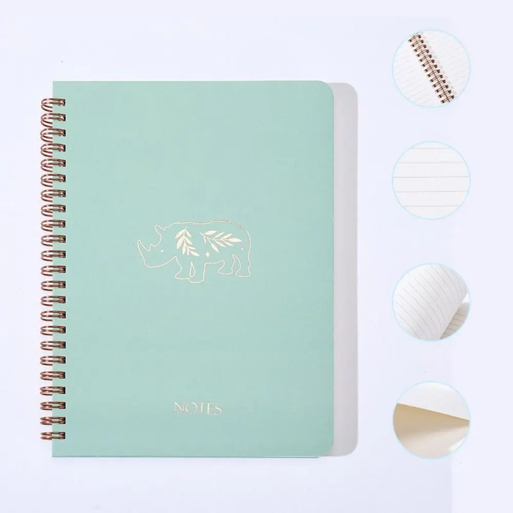 Заметки спиральные тетради дневник с золотым тиснением блокнот формата А5