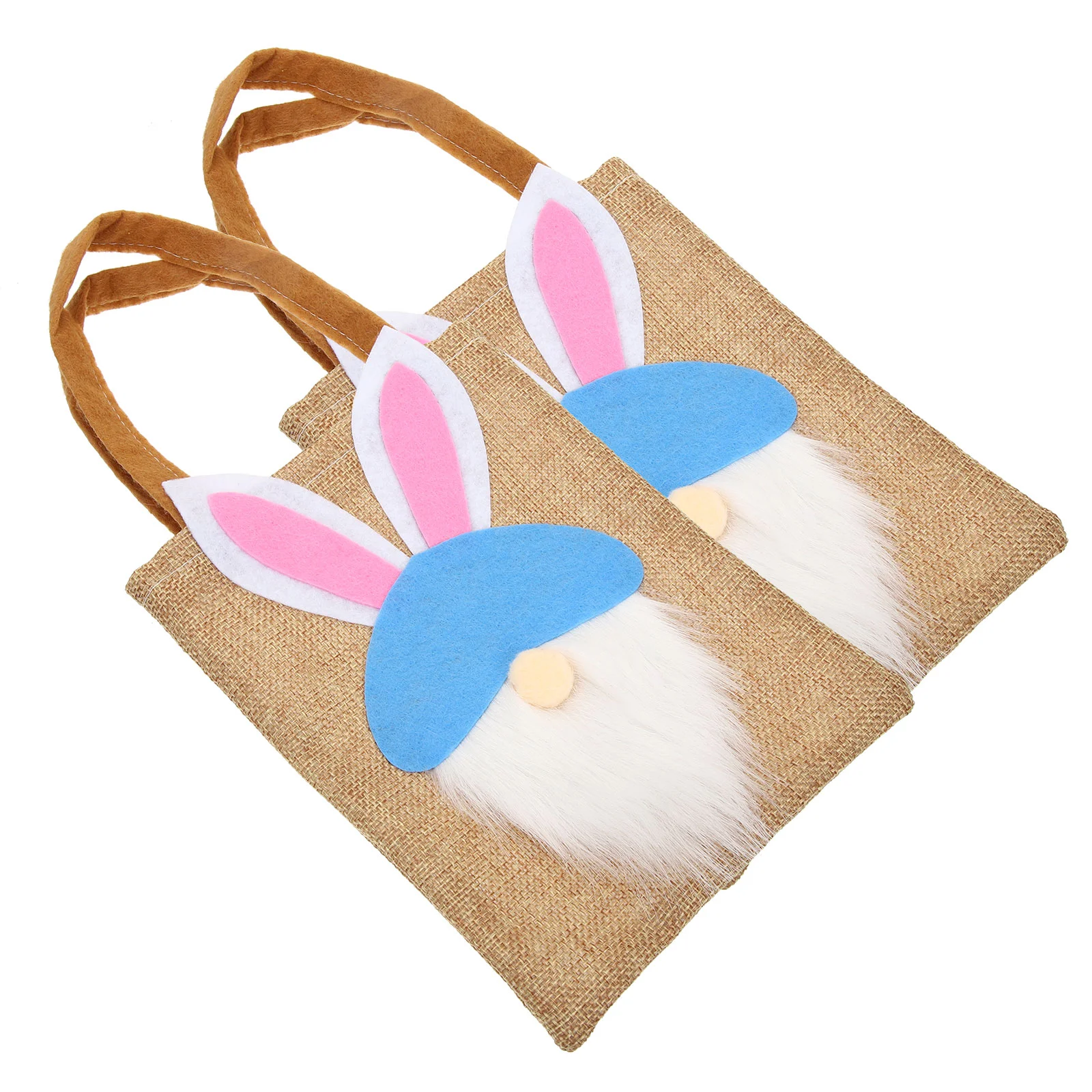 

Easter Gift Treat Tote Candy Kids Bunny Party Favor Cookie Basket Baskets Egg Wrapping Box Packing Decorative Pouches Pouch