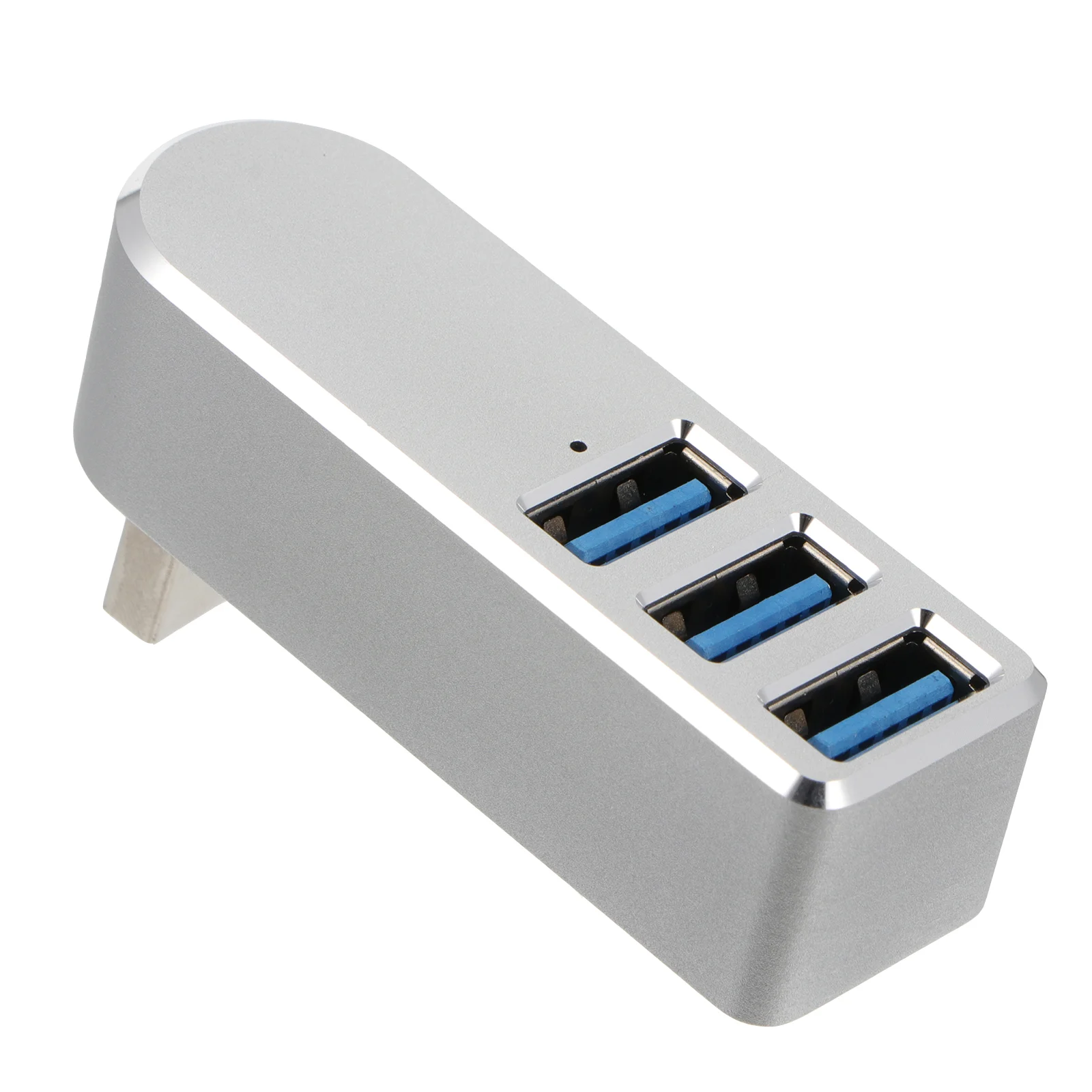 

1 PC USB Hub 3 Ports Multifunctional Durable Aluminum Alloy Data Dock for Laptop Computer