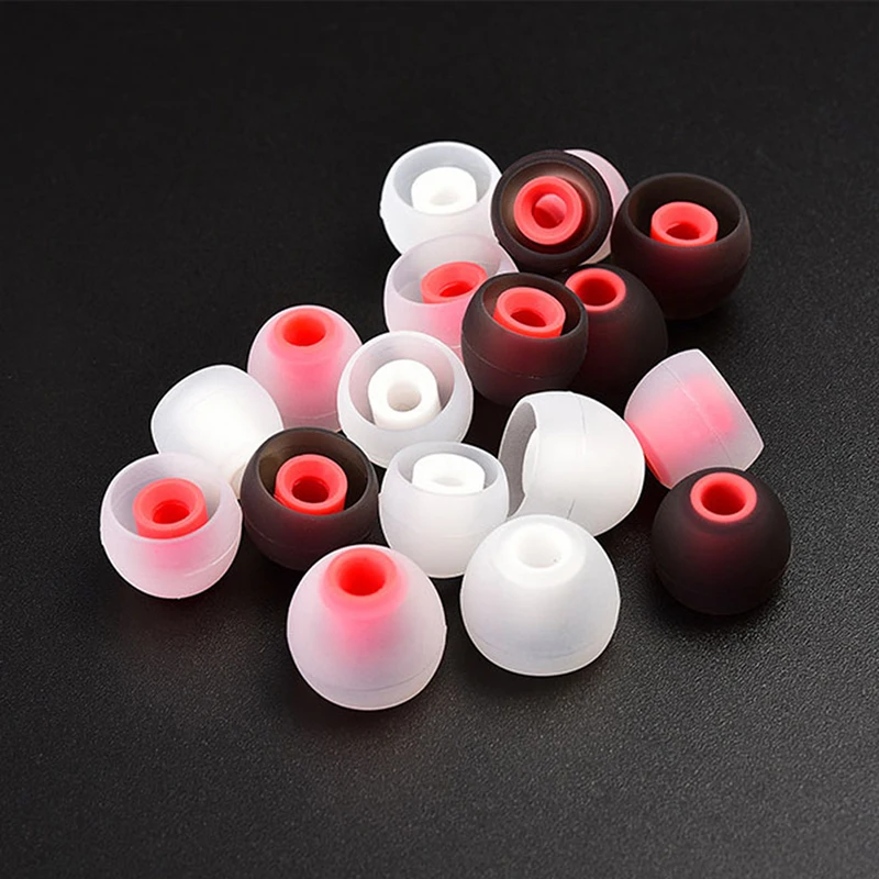 

3 Pair Silicone Earbuds Ear Pads For in-Ear Headphones Eartips Headset Accessory