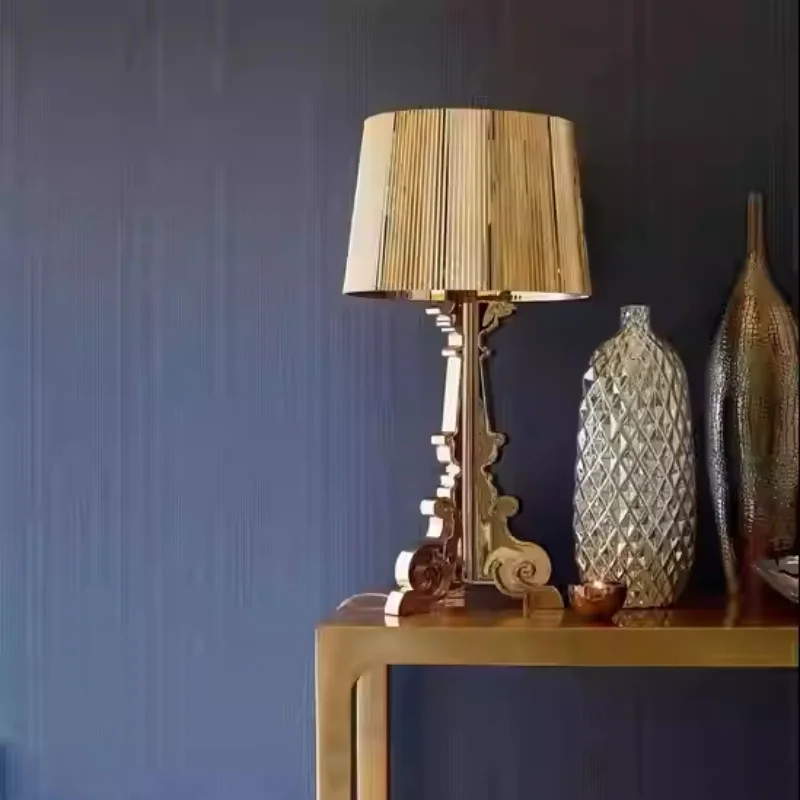 Фото Bourgie Baroque Ghost Shadow Настольная лампа Креативная декоративная настольная лампа для кабинета Гостиная Спальня Акриловая прозрачная настольная лампа №4