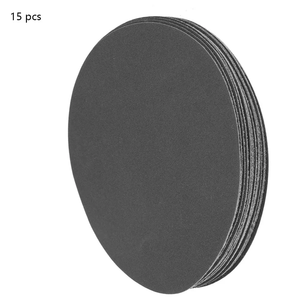 

15 шт. 5 дюймов Круглая наждачная бумага 180 400 1500 5000 10000 # зернистость шлифовальная полировальная бумага (400 #) шлифовальная бумага