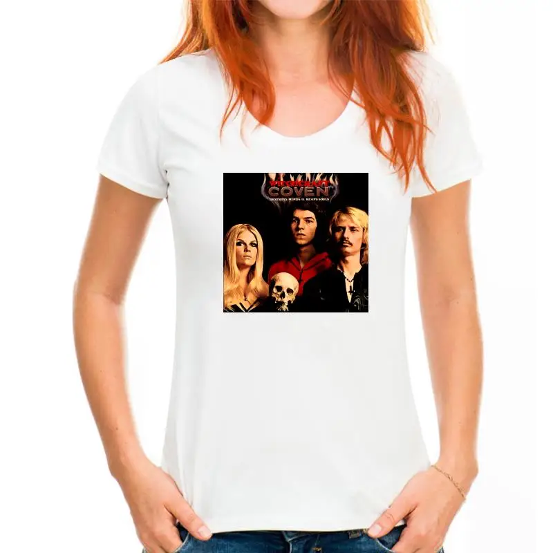 WITCH Goth Moon детская женская футболка Wicca оккультная готическая одежда