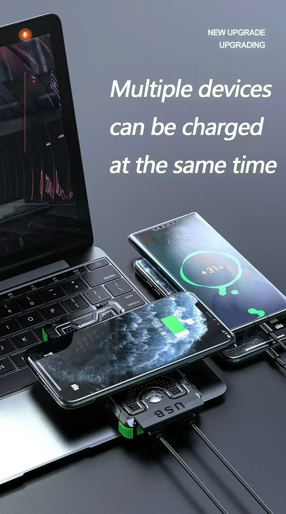 Солнечное зарядное устройство Novoلی de energia