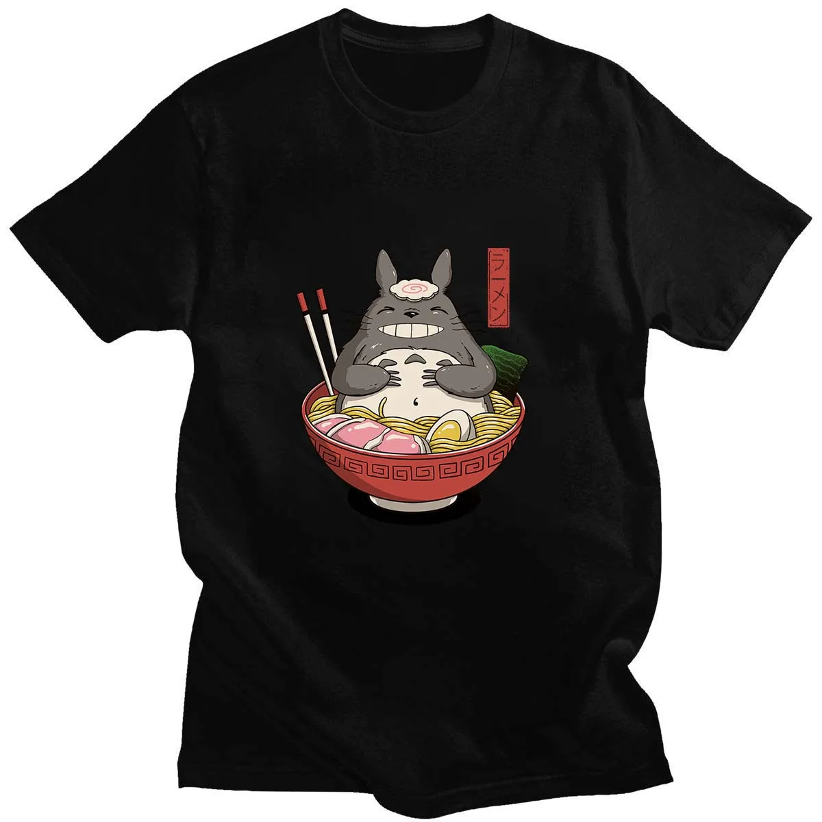 

Japanese Anime Shirt Men Anime Totoro Kawaii Spirit Away T Shirt Men Women Cartoon Summer Casual Short Sleeve Loose Tops T-Shirt