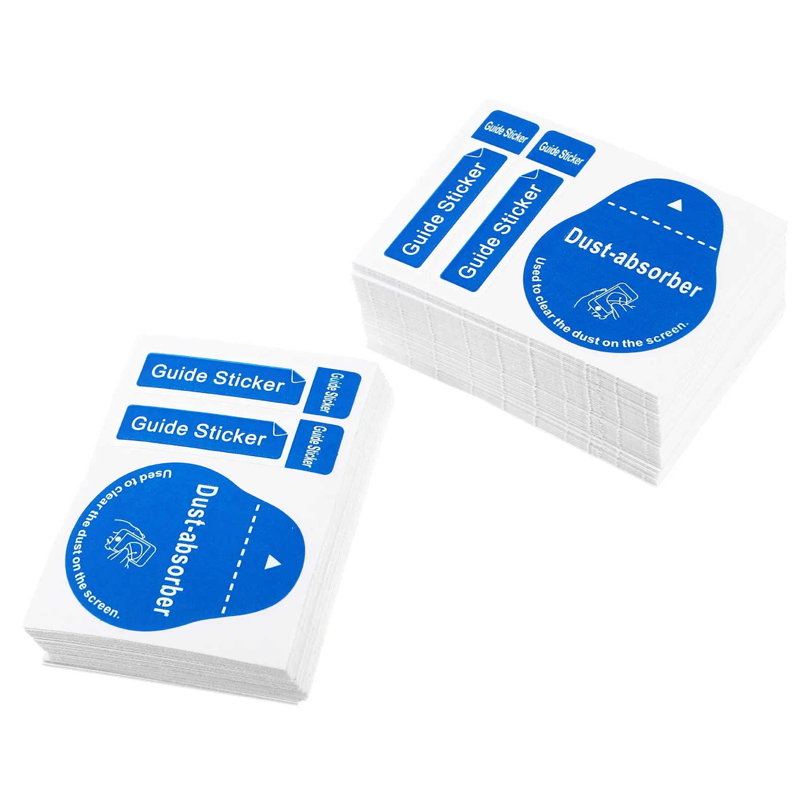 200 шт., наклейки для очистки экрана телефона от пыли