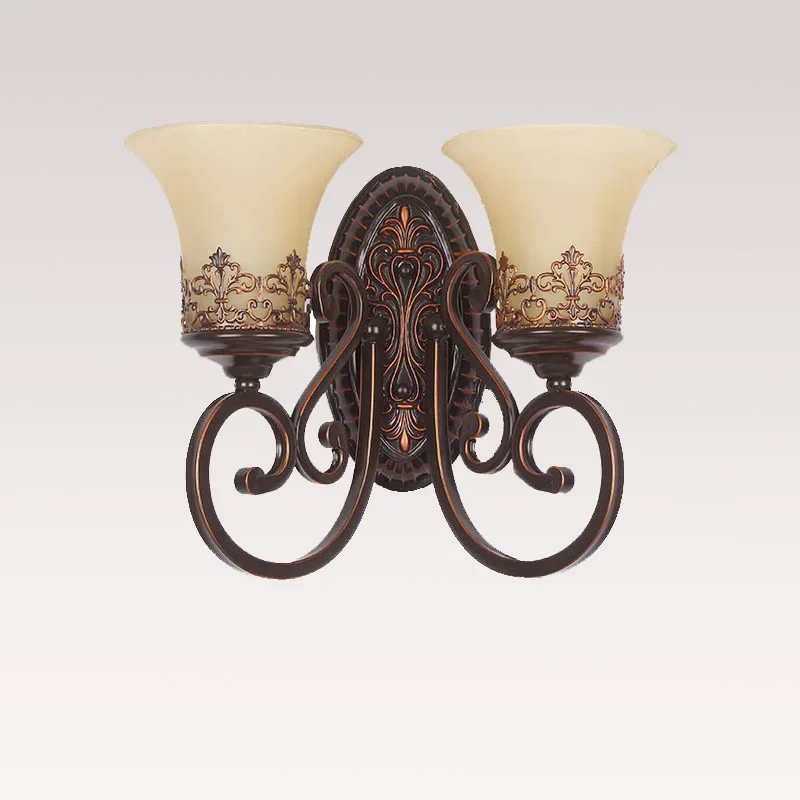 Европейский ретро минималистичный светодиодный настенный светильник для