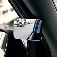 11pcs Car Mirrow HD Convex Blind Spot Mirrow 360 Degree Wide Angle Adjustable Car Rearview Mirror Parking Rimless Mirrow
