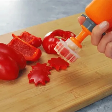 

Резак в форме фрукта, слайсер для овощей, декоративный резак для фруктов, Креативные кухонные аксессуары, пластиковые инструменты для готов...