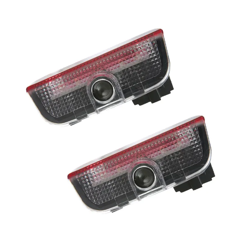 

2 шт. Автомобильные дверные фонари для VW Sharan 7N Touran 2 II 5T Arteon Passat B6 B7 Atlas Tiguan 2 RLine R Line LED Аксессуары для проекторов
