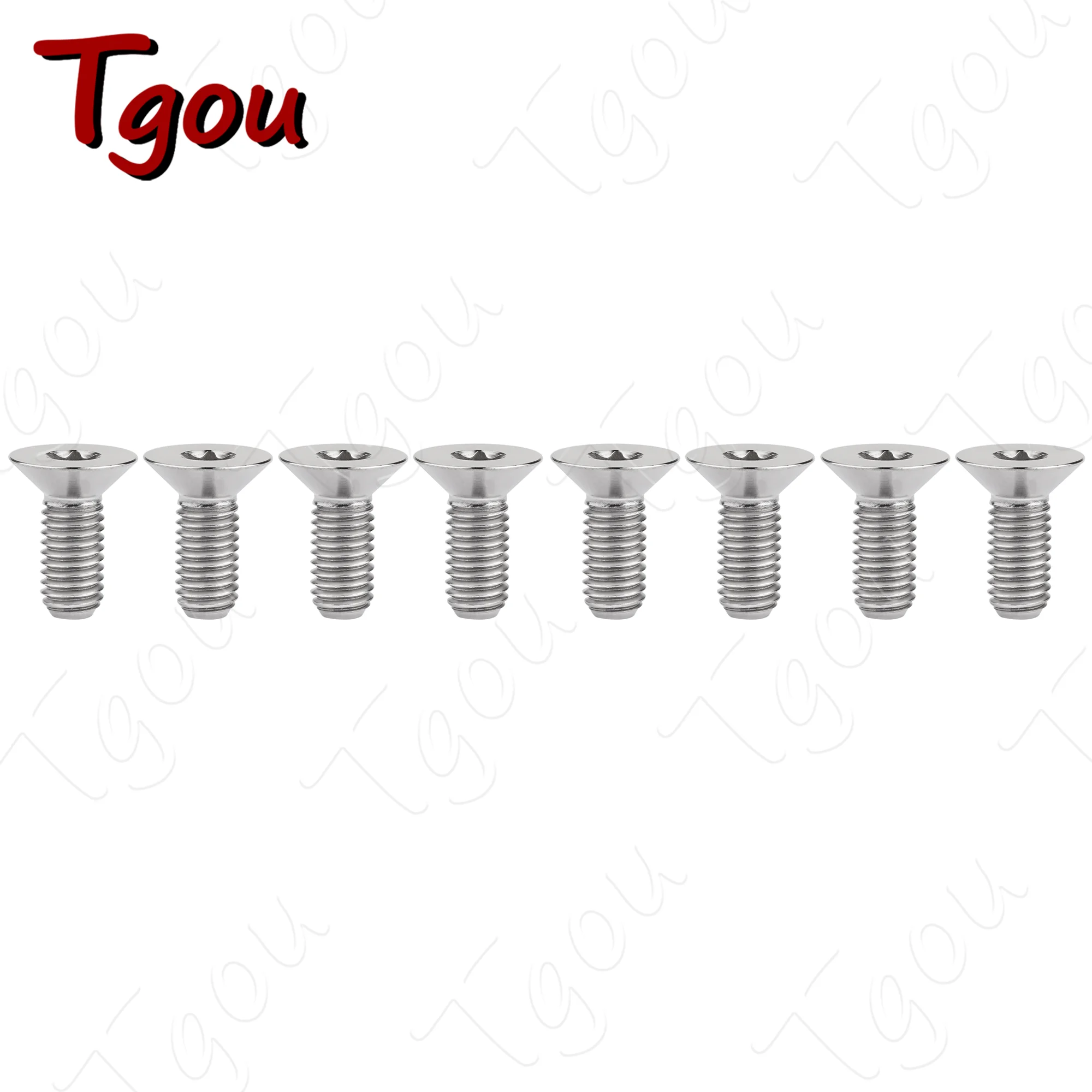 

Титановые болты Tgou M6 M8X15/20 мм, титановые винты с потайной головкой для мотоциклов со сливовыми лезвиями, 8 шт.