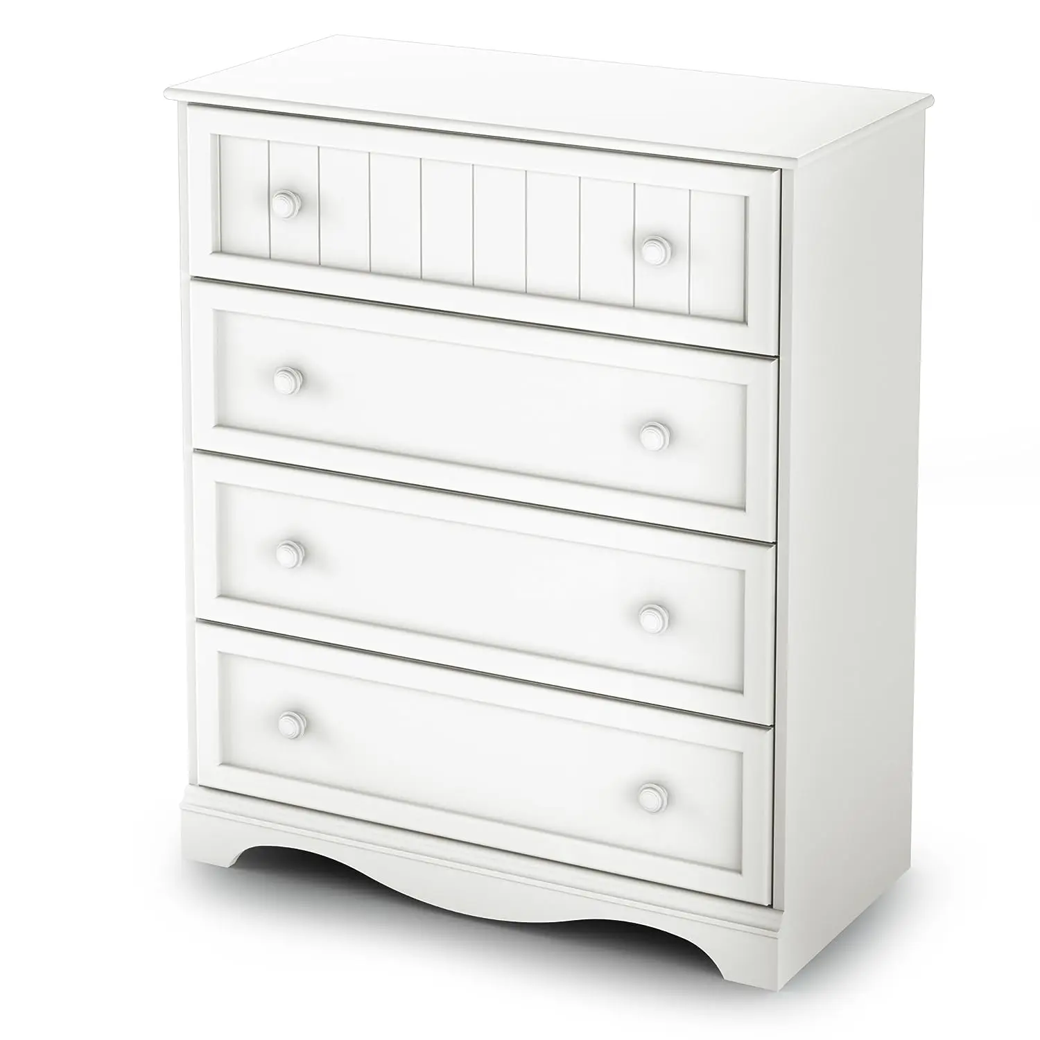 

4-Drawer Chest Pure White, Coastal
