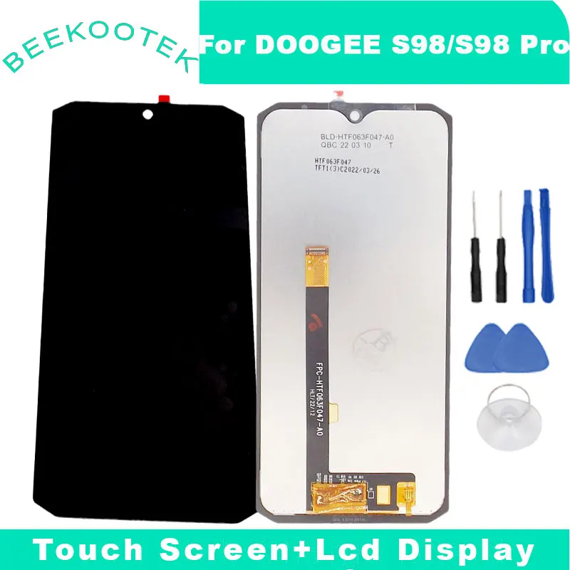 New Original DOOGEE S98 LCD Display+Touch Screen Digitizer Assembly Repair Replacement Accessories For Doogee S98 Pro Smartphone