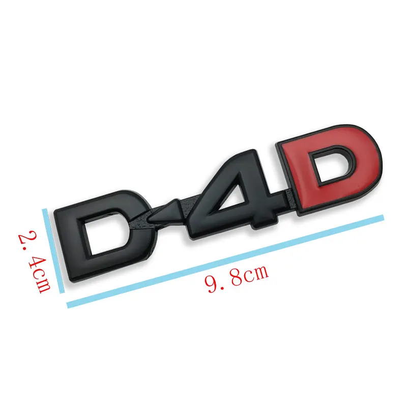 Для TOYOTA Camry Highlander Yaris Corolla Hilux автомобильные аксессуары 3D металлический логотип D4D