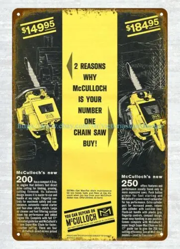 Металлическая художественная настенная пила 1964 mccullake цепная металлический