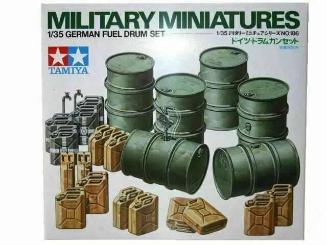

Tamiya 35186 немецкий топливный барабан Второй мировой войны в масштабе 1/35 набор пластиковых моделей