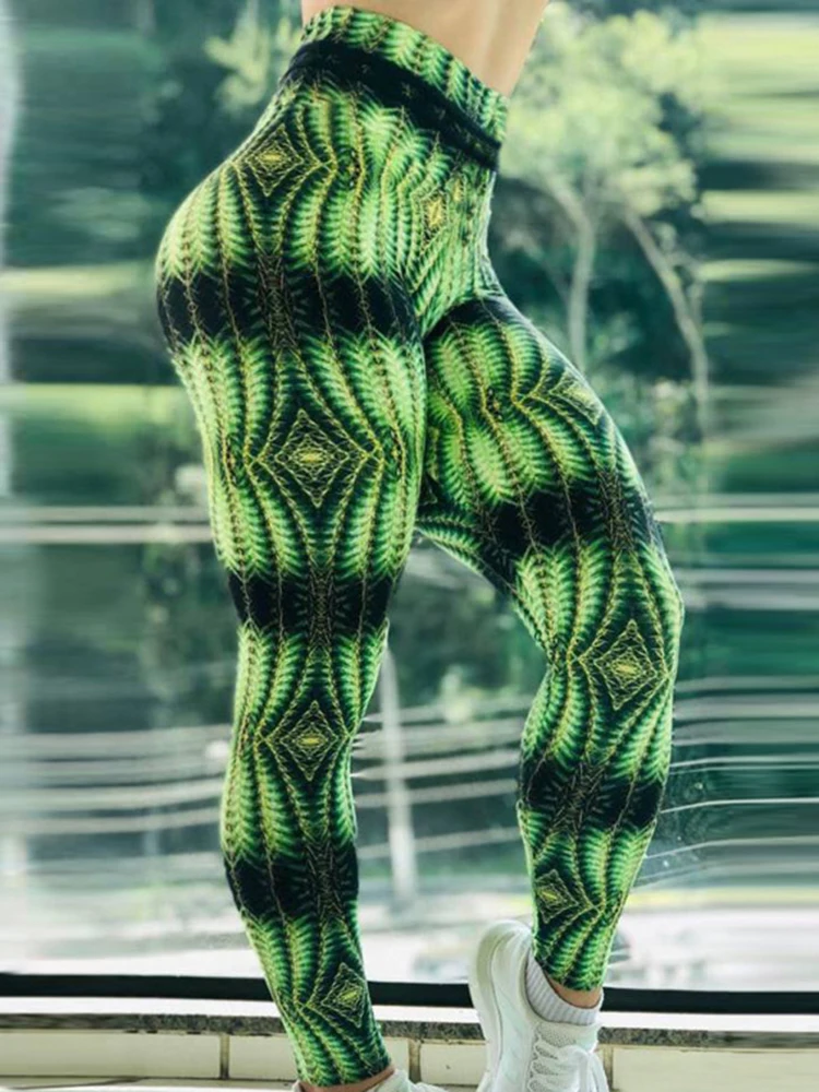 Sport Legging Sexy Tights A Kind of Cactus Digital Printed Yoga Pants Women Fitness Leggins Push Up Trousers Workout