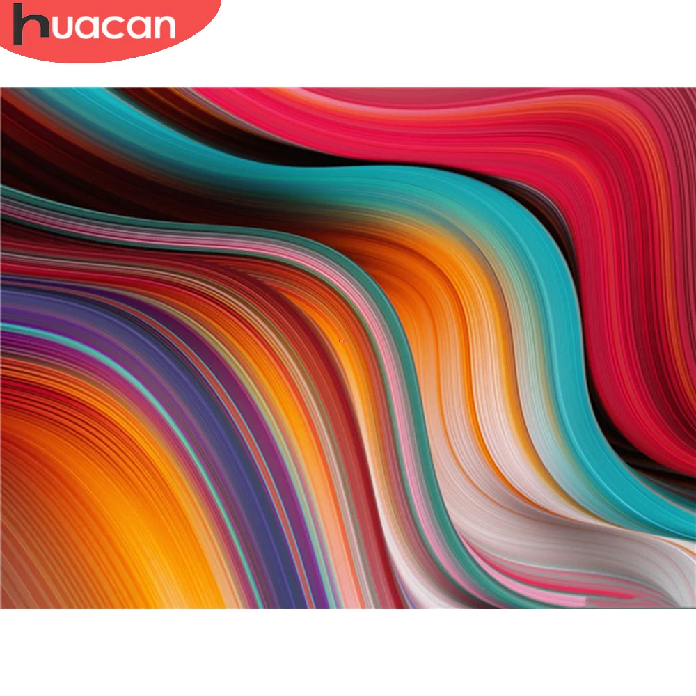 

HUACAN 5D полная дрель квадратная Алмазная Картина Пейзаж Алмазная вышивка абстрактная Алмазная мозаика вышивка крестиком Декор для дома