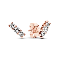 comfortable to wear dazzling sparkling cute little elegance stud earrings stud earrings for women 925 sterling silver original