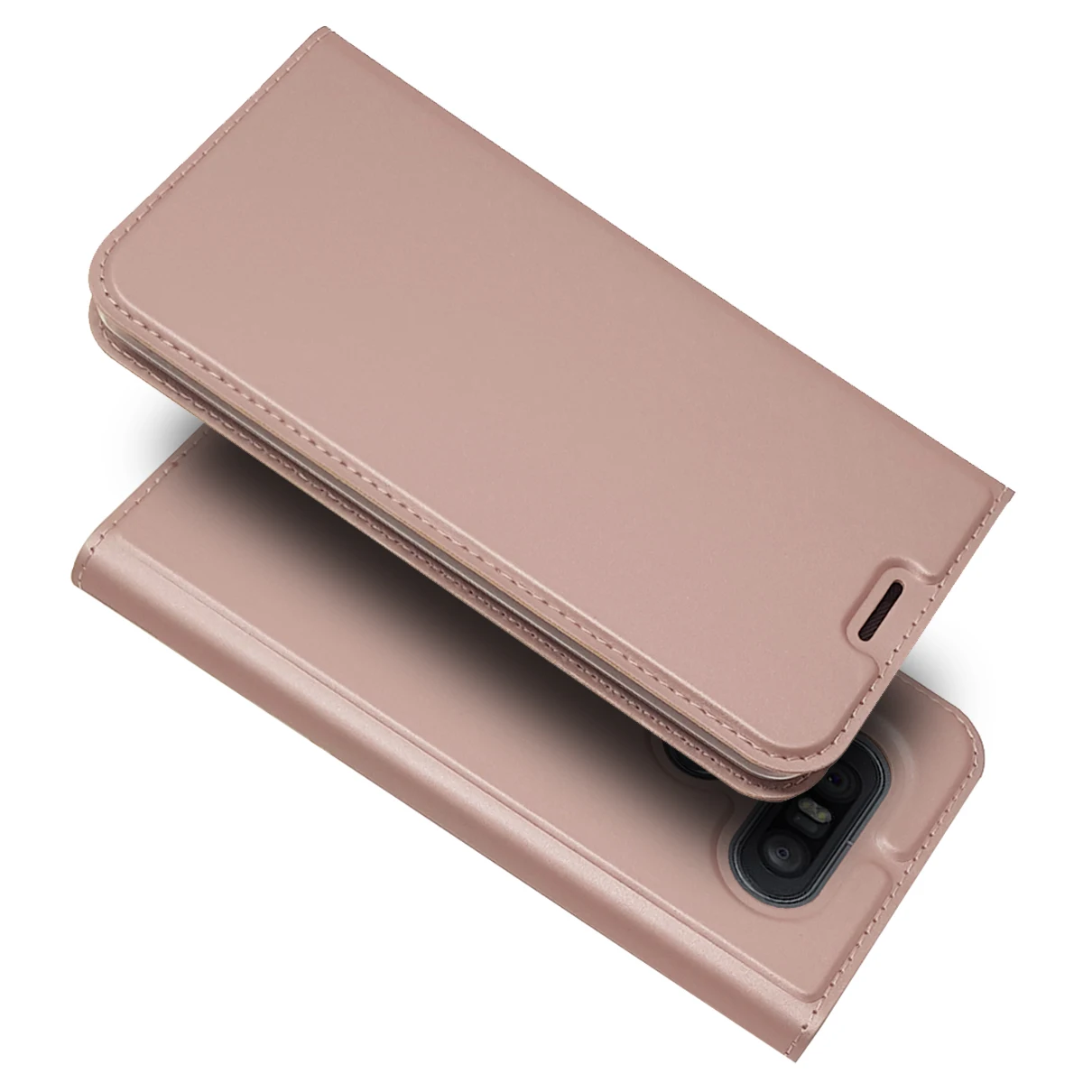 

Ультратонкий Магнитный флип-чехол для LG Q8 G6 G7 G8 с подставкой и отделением для карт
