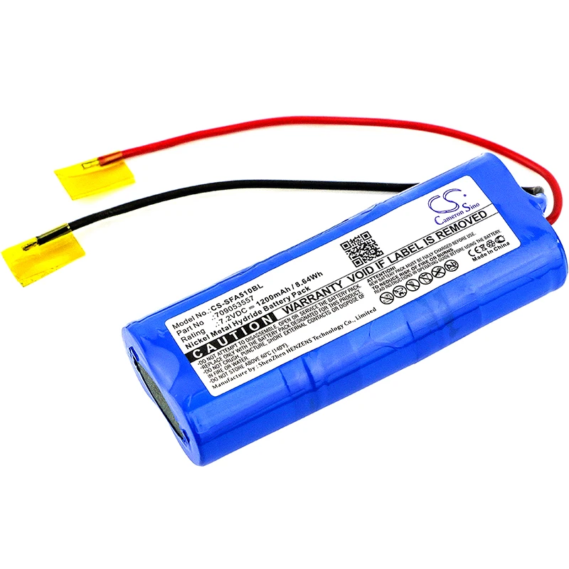 

Crane Remote Cont Battery For Seik 709053557 Terra FA5-10 Volts 7.2 Capacity 1200mAh / 8.64Wh Product Type Ni-MH Color Blue