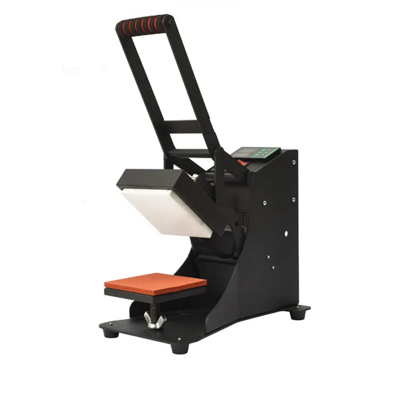

New Thermal transfer Equipment Flat Drilling Rig Label Printed T-shirt Hot Stamping Machine for T-shirt