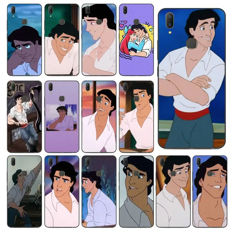 

Disney Prince Eric Phone Case for Vivo Y91C Y11 17 19 17 67 81 Oppo A9 2020 Realme c3