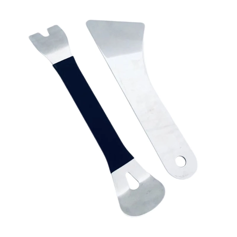 

2 Pieces Stainless Steel Auto Trim Removal Tool Double-head Car Pry Tools for Car Rearview Mirrors Disassembly R7UA