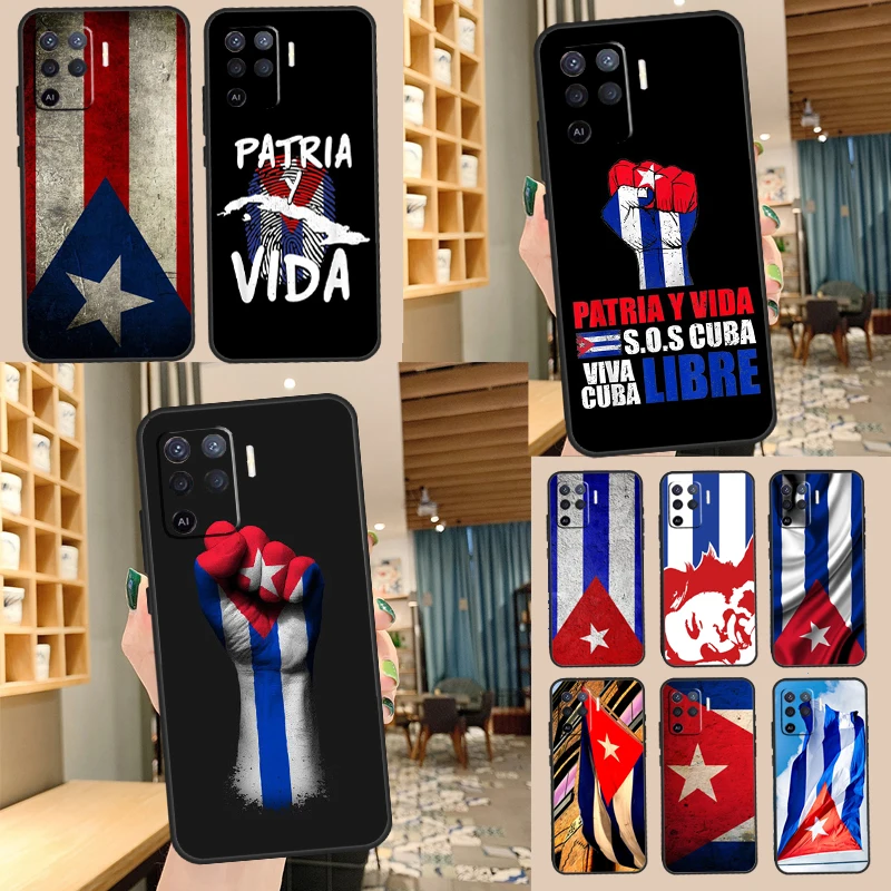 Чехол с изображением флага Кубы для OPPO Find X5 X3 Pro A15 A52 A72 A83 A91 A93 A54 A74 A94 A31 A53 A9 A5 2020