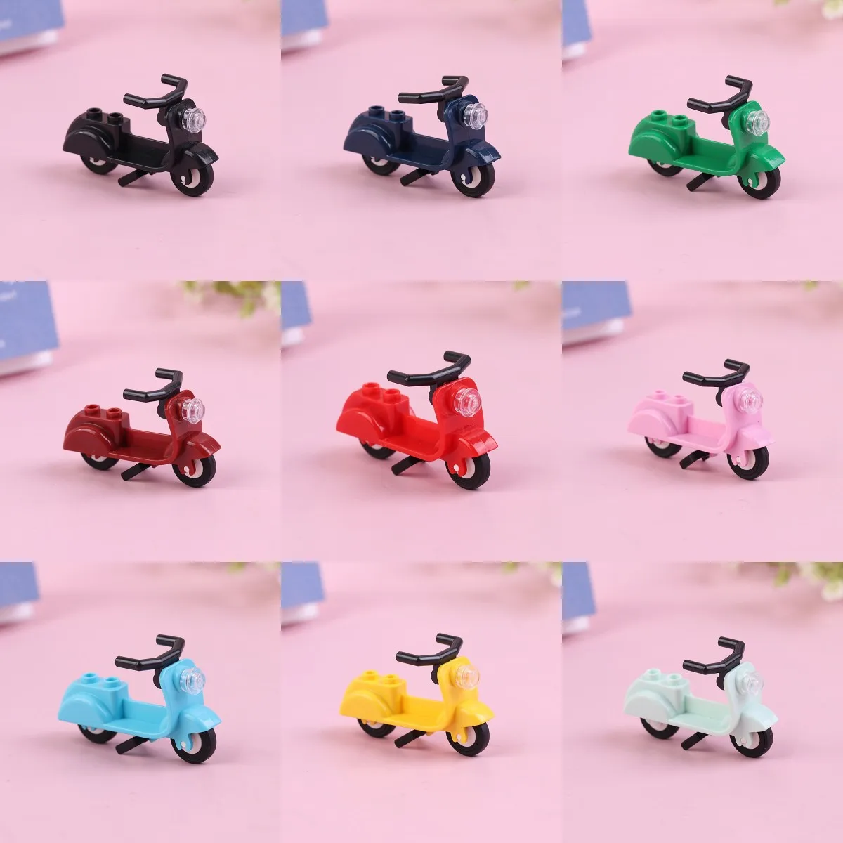 

City Traffic Bicycle Motor Vehicle Car Figures Tool Building Blocks Educational Toys For Children Building Blocks City Bike