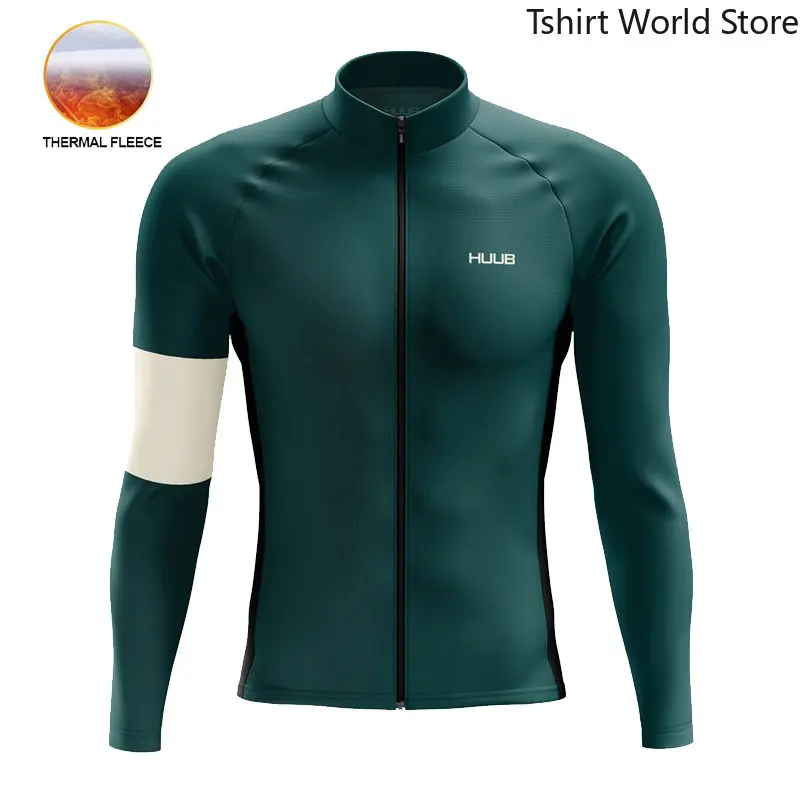 

HUUB Мужская зимняя велосипедная Джерси с длинным рукавом Camiseta MTB куртка велосипедный Топ гоночная велосипедная одежда Abbigliamento Ciclismo Invernale