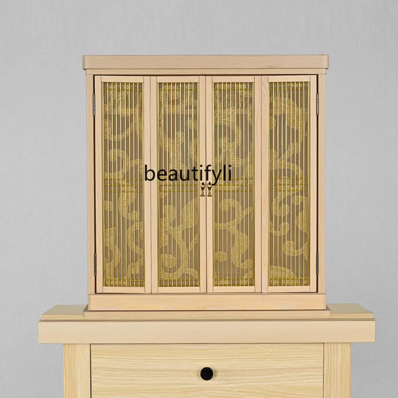 ZqBuddha Нишевый домашний современный минималистичный алтарь Будда Шкаф для