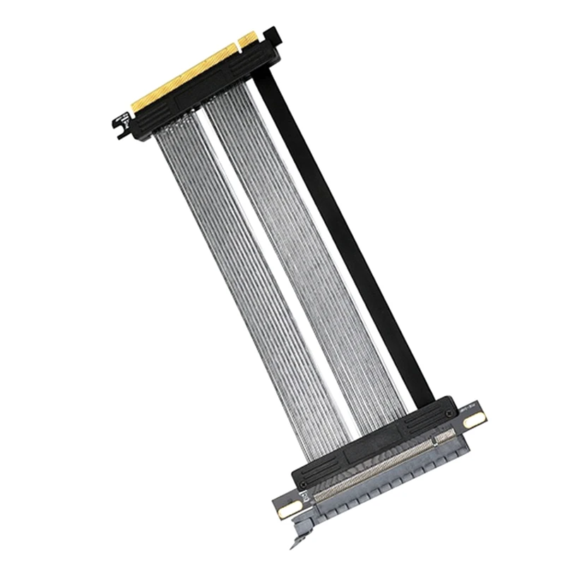 

Кабель-удлинитель для видеокарты PCI-E 4.0, Кабель-адаптер PCIE X16, Кабель-адаптер с углом 90 градусов, кабель-удлинитель PCIE 4,0