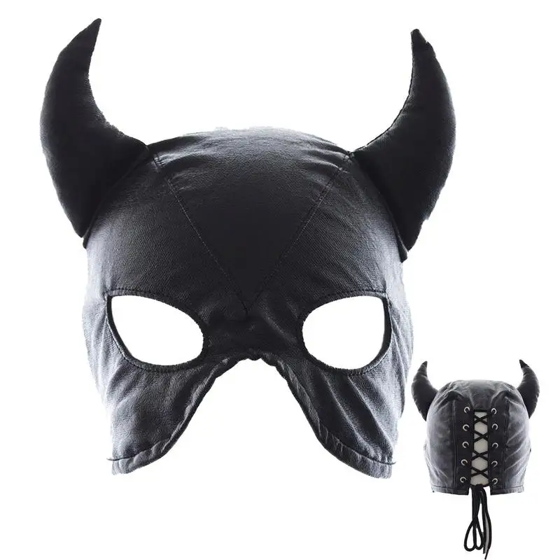 Маскарадная маска с капюшоном в виде быка маскарадные маски глазами вырезами