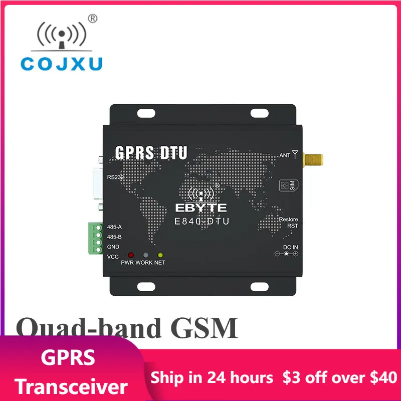 

COJXU E840-DTU(GPRS-03) GPRS Transceiver Module RS232 RS485 GSM Wireless Transmitter Quad-Band 850/900/1800/1900MHz Reciever