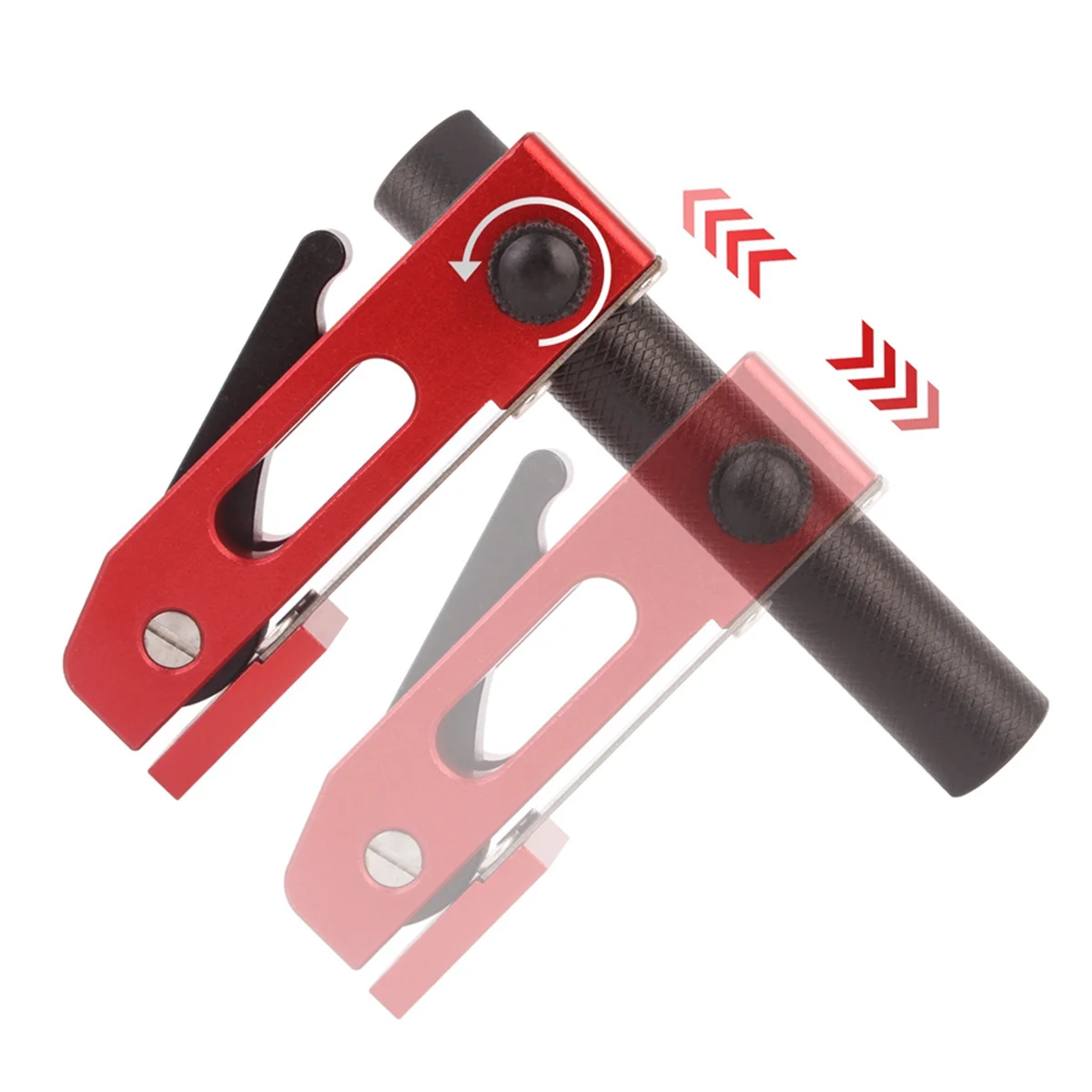 Настольный быстродействующий зажим для деревообработки фиксированный