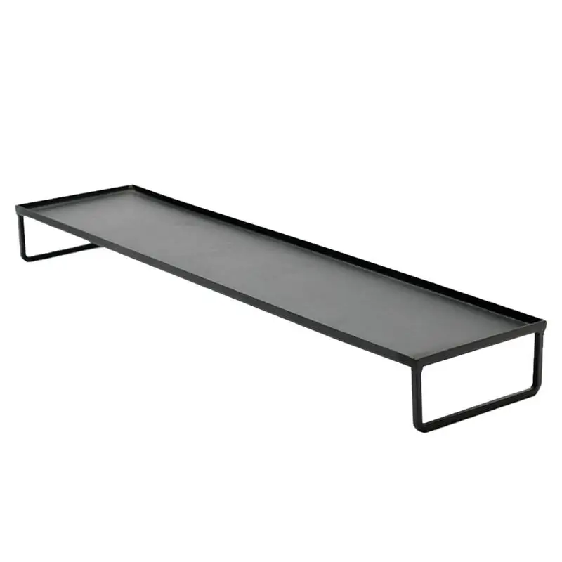 

Teaware Stand Planter Tray Shelf Iron Teaware 50x12.2x5.3cm Teaware Serving Pot Storage Display 1pc Rack Flower Stand Tray Metal