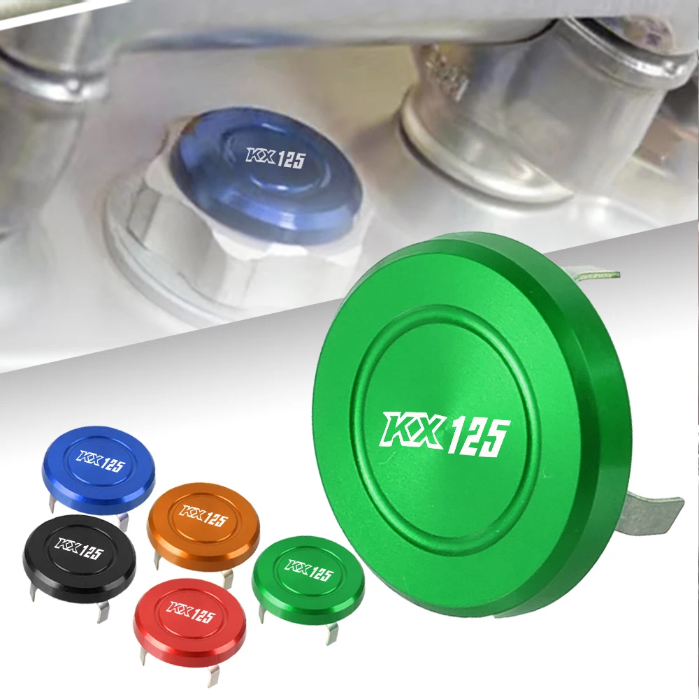 

KX 125 Motorcycle Decoration Accessories Steering Stem Nut Cap For kawasaki KX125 kx125 kx 125 2000-2008 MOTO decorative cover
