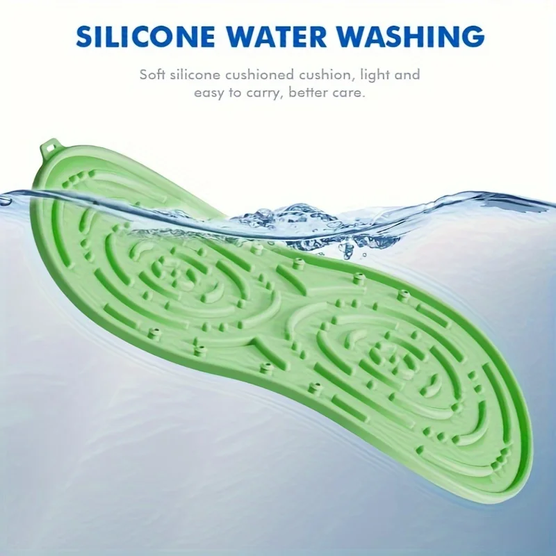 Интерактивный Силиконовый Дозатор Для Игрушек Собак Медленный Коврик Кормления