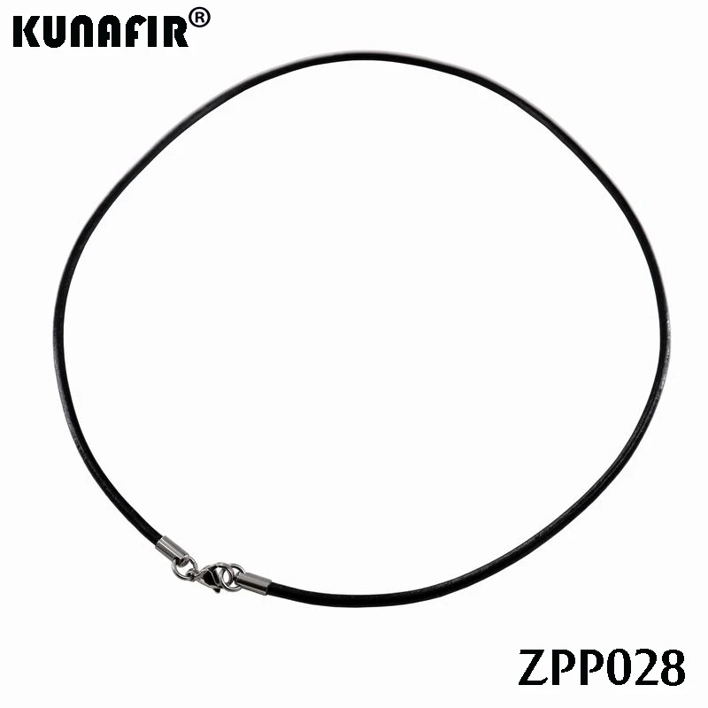 Ожерелье из натуральной кожи 3 мм