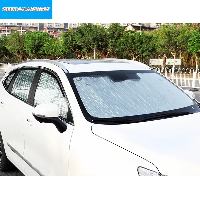 Автомобильный светоотражающий козырек на лобовое стекло солнцезащитный для Haval