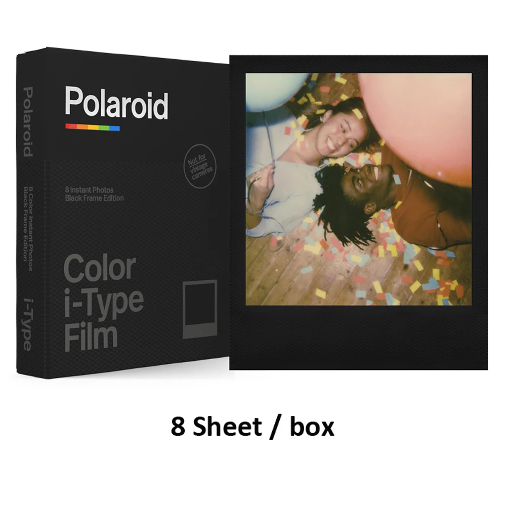 

8 Sheets Polaroid Originals I-type Color Film Instant For Onestep2VF Onestep2 Plus Instax Polaroid Camera