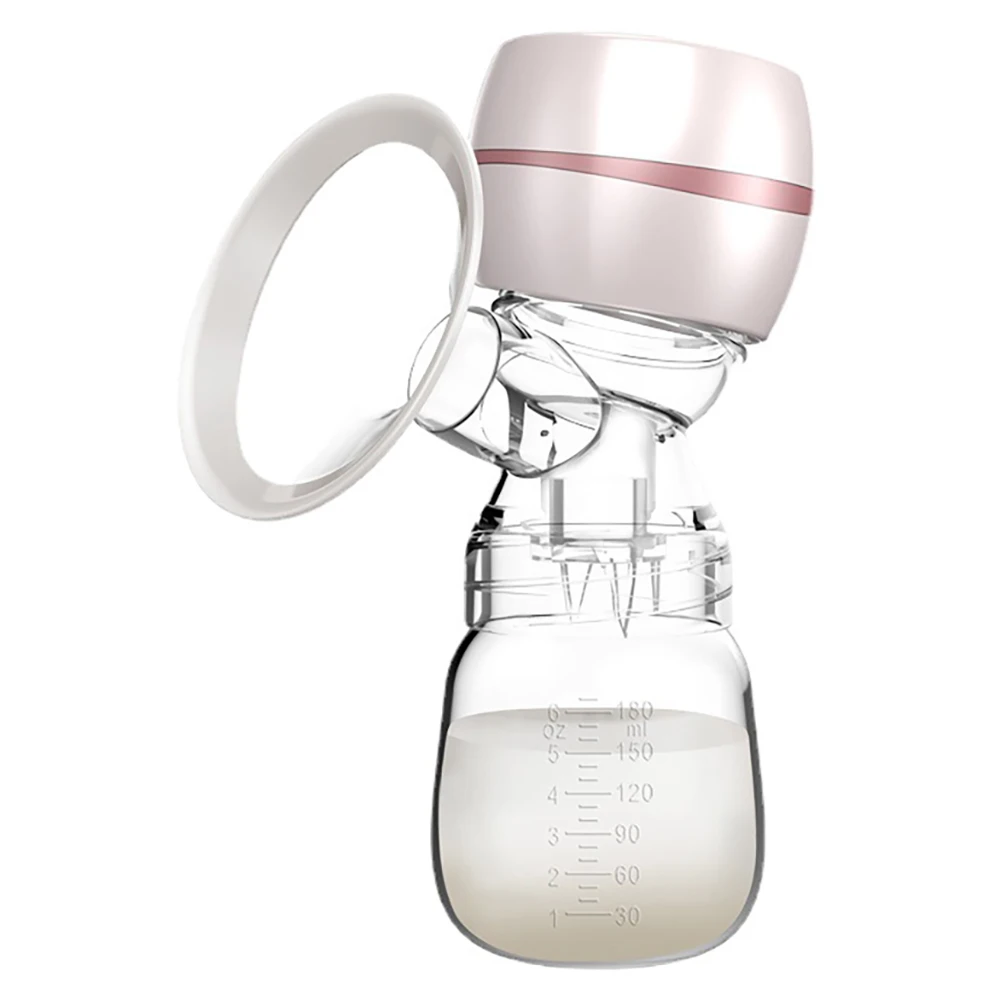 

Wholesale 4pcs/lot Electric Breast Pump Breast Massager Mute Milk Feeding Collector Portable Baby Breastfeeding Bottle Lactation
