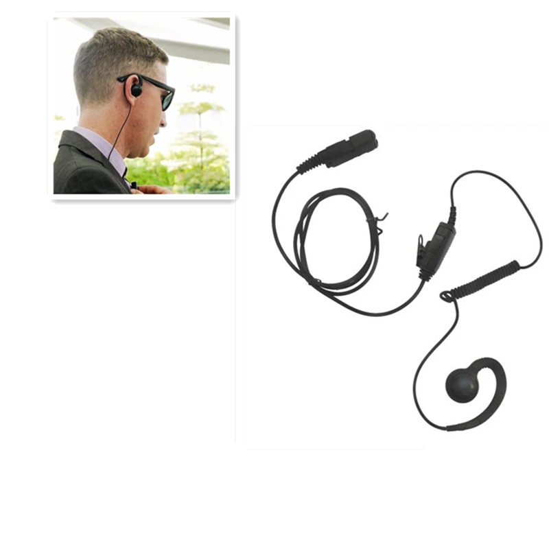 XPR 3000 XPR 3300 XPR 3500 XPR 3000e XPR 3500e C Swivel Earpiece Headset for Motorol Walkie Talkie Radio with Reinforced Cable