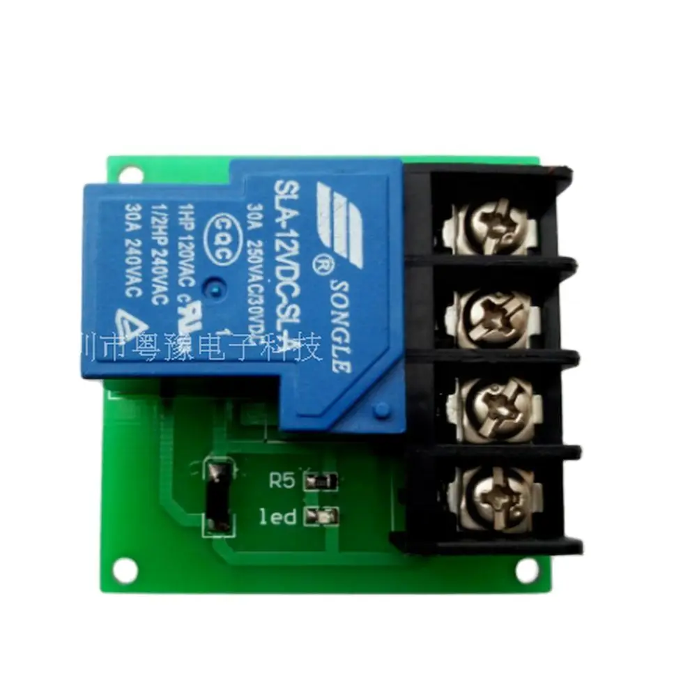 

1-way 30A Relay Module High-power Relay Control Board Single-way Switch 5V / 12V / 24V