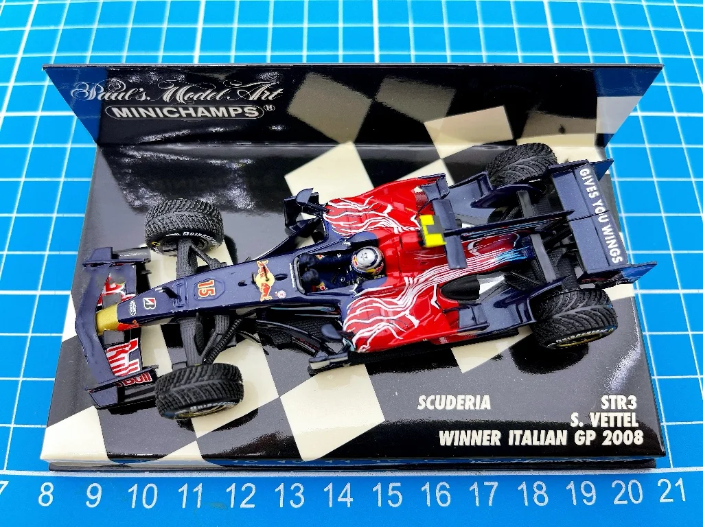 

Minichamps 1:43 F1 STR3 2008 Sebastian Vettel Italy Simulation Limited Edition Resin Metal Static Car Model Toy Gift