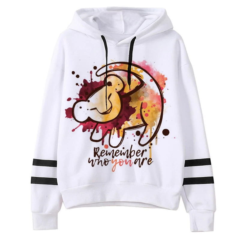 

Hakuna Matata Simba Hoodies Women Cute Anime The Lion King Kawaii hoodie Sweatshirts Roi Hoody Female pullover top hooded